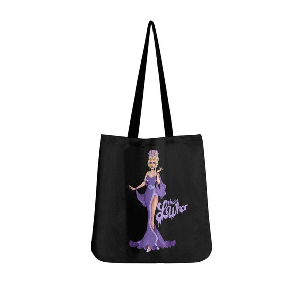 Jessica L'Whor - Purple Tote Bags - dragqueenmerch