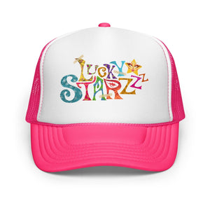 LUCKY STARZZZ- LOGO Foam Trucker Hat