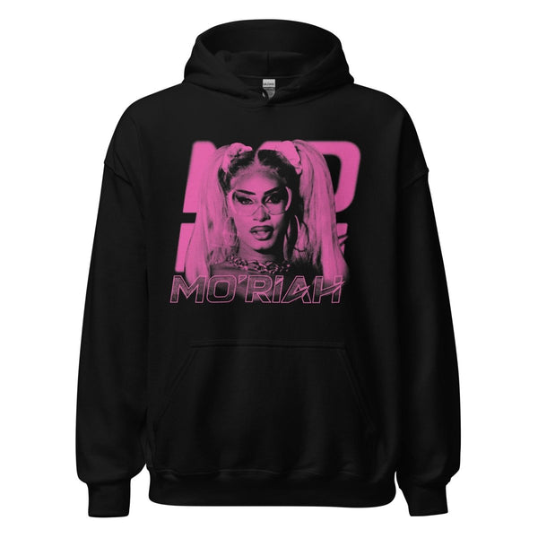 Mo'Riah - Pink Illustration Hoodie - dragqueenmerch