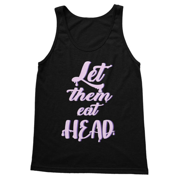 ADRIANA - LET THEM EAT HEAD - LOGO TANK TOP - dragqueenmerch
