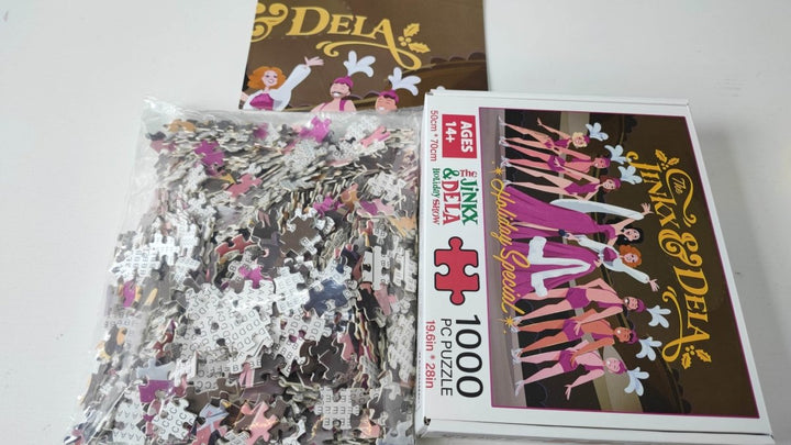 Jinkx & Dela Holiday Show Limited Edition 1000 Piece Jigsaw Puzzle - dragqueenmerch
