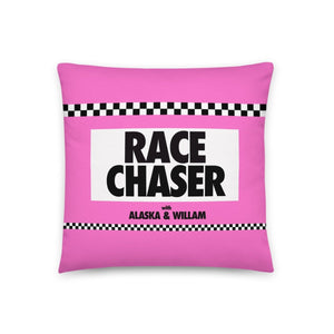 Race Chaser - Show Logo Throw Pillow