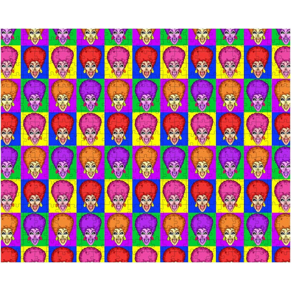 ThorgyThor - Pop Art Collage Jigsaw Puzzle - dragqueenmerch