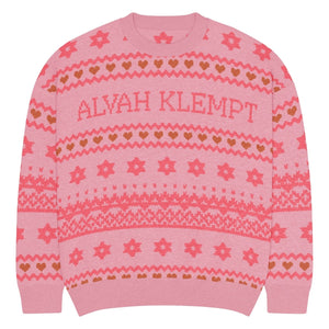 Alvah Klempt - Pink Relaxed Fit Knitted Sweater