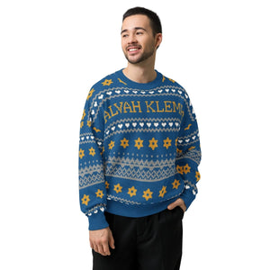 Alvah Klempt - Relaxed Fit Blue Knitted Sweater