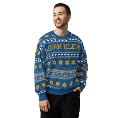 Alvah Klempt - Relaxed Fit Blue Knitted Sweater