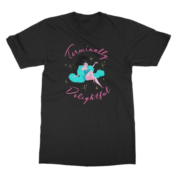 BENDELACREME TERMINALLY DELIGHTFUL T-SHIRT - dragqueenmerch