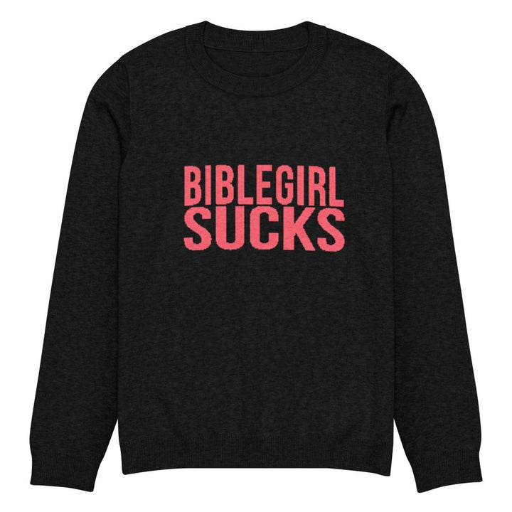 BibleGirl - BibleGirl Sucks Knit Crewneck Sweater - dragqueenmerch