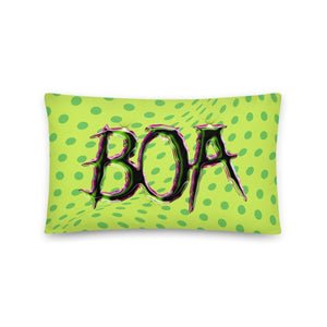 BOA - Slick Logo Lumbar Pillow