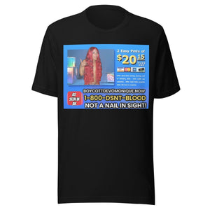 Devo Monique - 1-800-DSNT-BLOOD T-Shirt