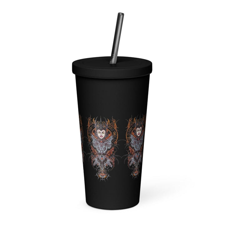 Dollya Black - Ruler Insulated tumbler with a straw - dragqueenmerch