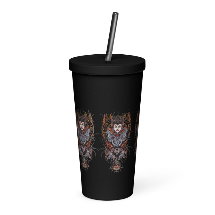 Dollya Black - Ruler Insulated tumbler with a straw - dragqueenmerch