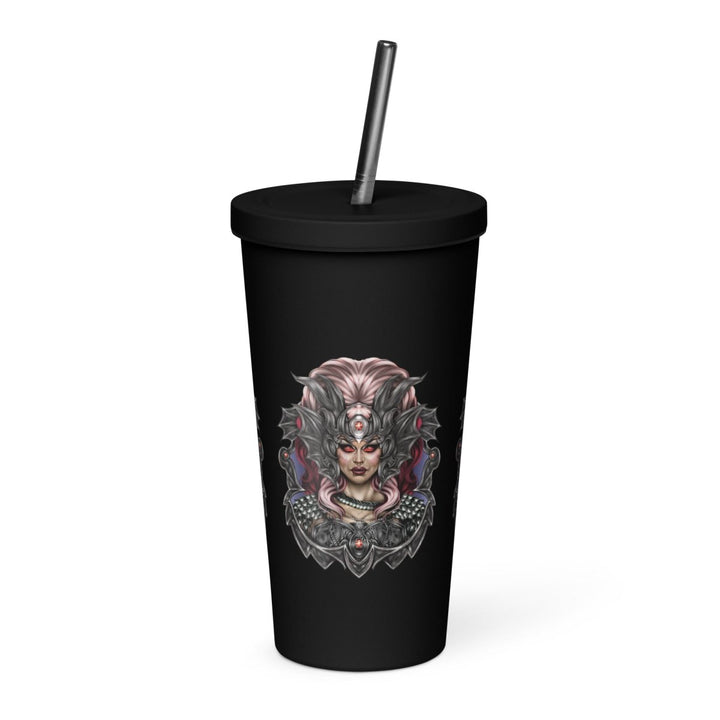 Dollya Black - Titan Insulated tumbler with a straw - dragqueenmerch