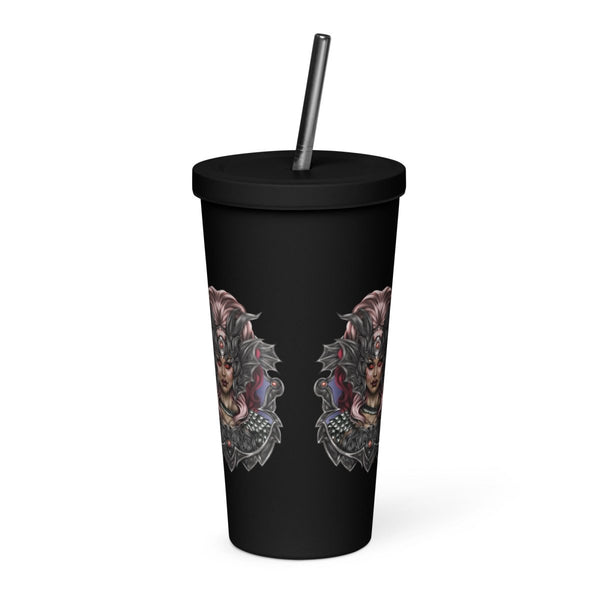 Dollya Black - Titan Insulated tumbler with a straw - dragqueenmerch