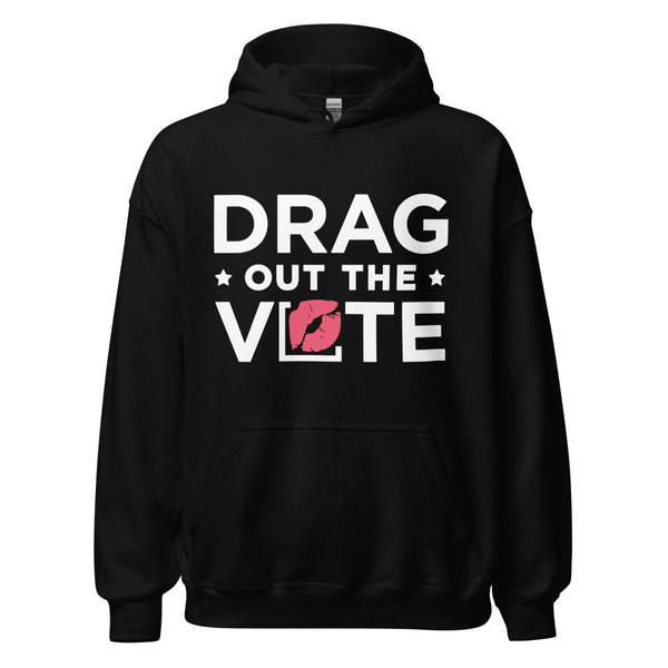 Drag Out the Vote - Classic Logo Hoodie - dragqueenmerch