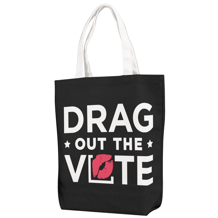 Drag Out the Vote - Classic Logo Jumbo Tote Bag - dragqueenmerch
