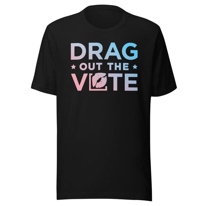 Drag Out the Vote -Trans Logo T-shirt - dragqueenmerch