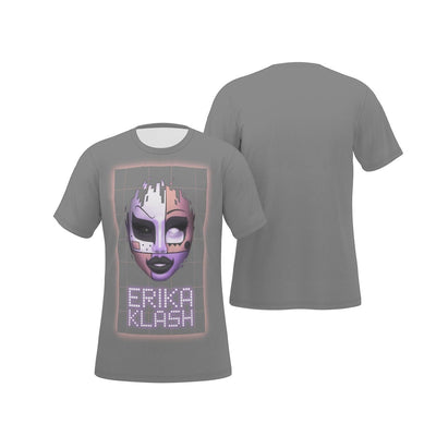 Erika Klash - Missingno All Over Print Grey T-Shirt