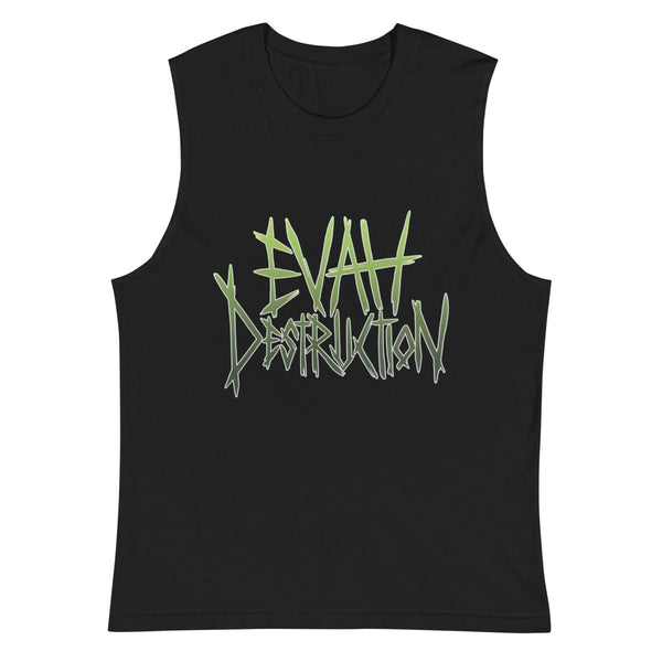 Evah Destruction - Titans 2 Promo Name Logo Unisex Muscle Tank Top - dragqueenmerch