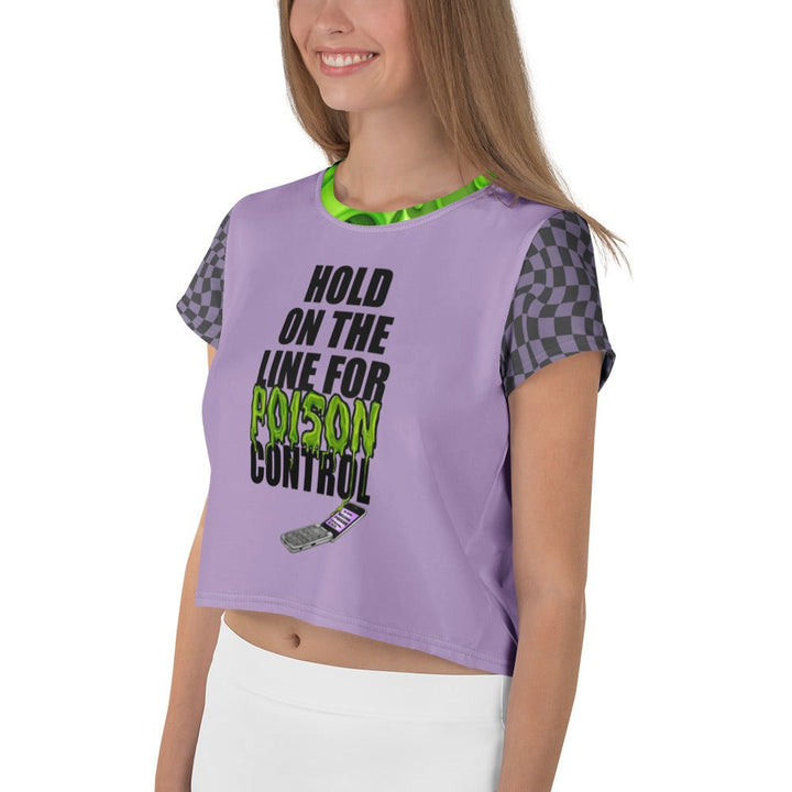 Helena Poison - Hold On The Line Crop Tee - dragqueenmerch