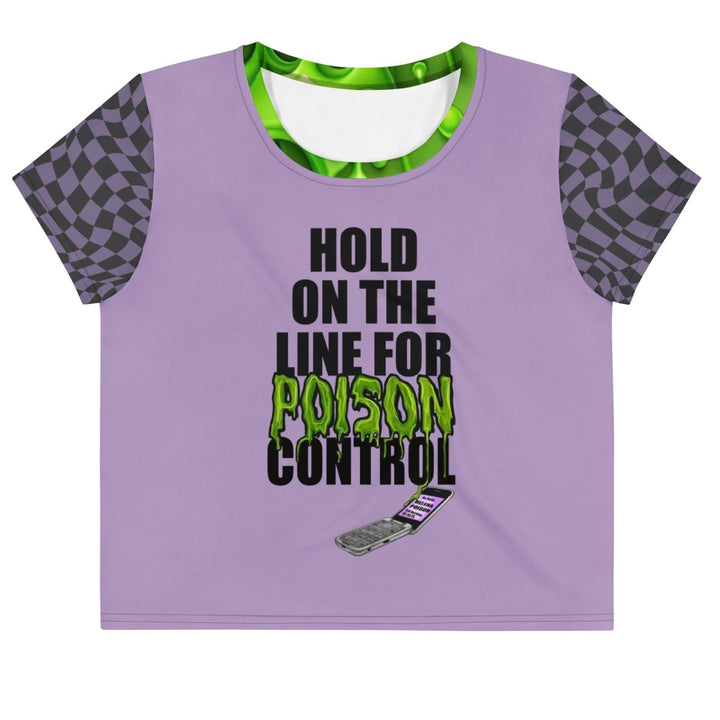 Helena Poison - Hold On The Line Crop Tee - dragqueenmerch
