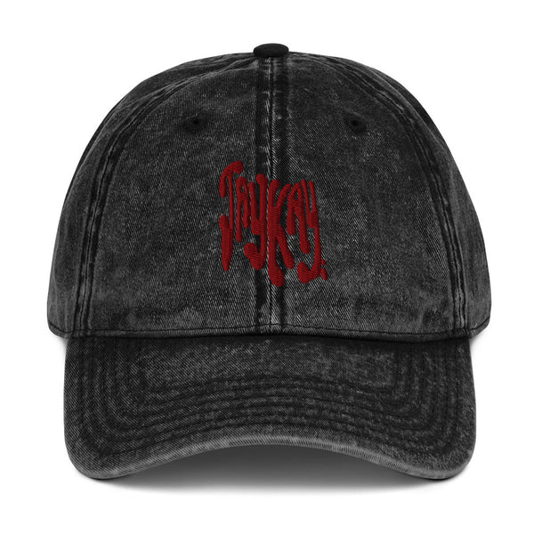 Jay Kay - Name Logo 3D Puff Vintage Cotton Twill Cap - dragqueenmerch