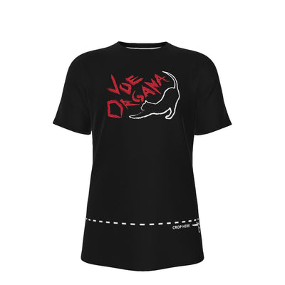 Joe Organa - Cat Scratch Logo Crop T-Shirt