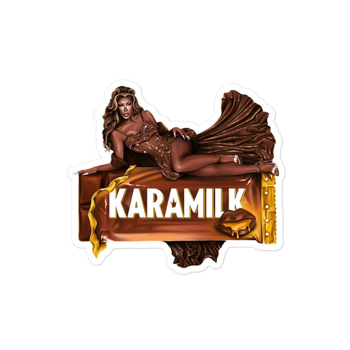 Karamilk - Entrance Bubble - free stickers - dragqueenmerch