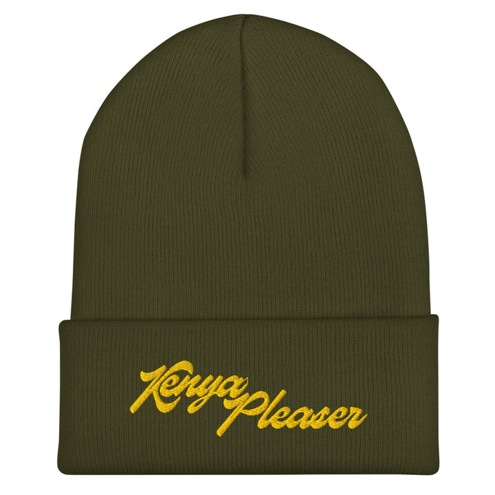 Kenya Pleaser - Logo Cuffed Beanie - dragqueenmerch