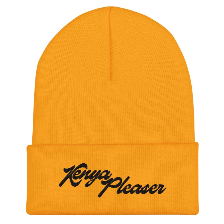 Kenya Pleaser - Logo Cuffed Beanie - dragqueenmerch