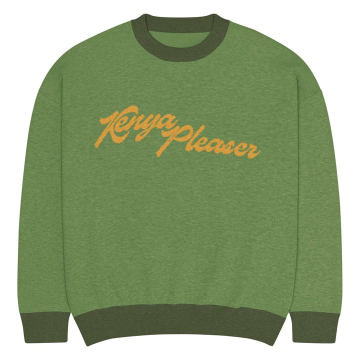 Kenya Pleaser - Logo Knit Crewneck Sweater - dragqueenmerch