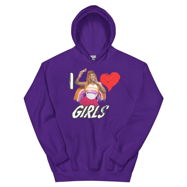 Kori King - I Love Girls Unisex Hoodie - dragqueenmerch