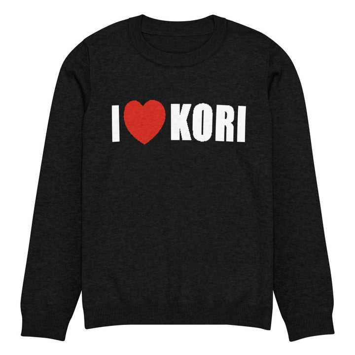 Kori King - I Love Kori Knit Crewneck Sweater - dragqueenmerch