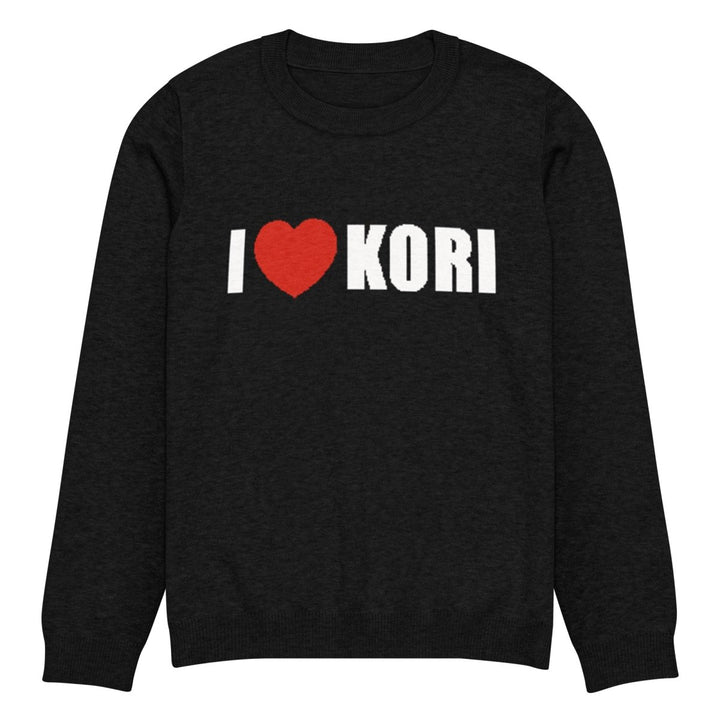 Kori King - I Love Kori Knit Crewneck Sweater - dragqueenmerch