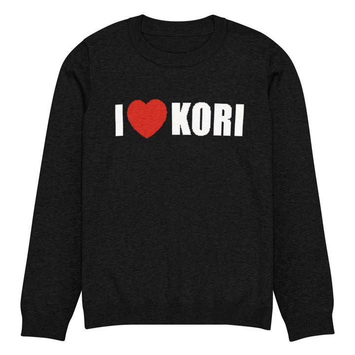Kori King - I Love Kori Knit Crewneck Sweater - dragqueenmerch