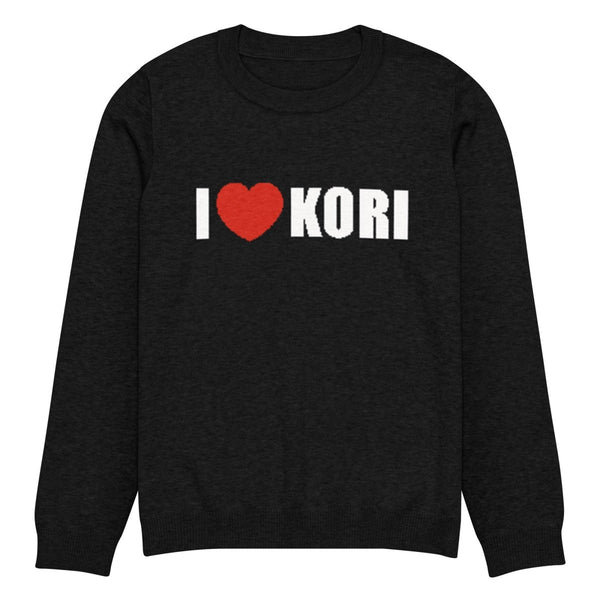 Kori King - I Love Kori Knit Crewneck Sweater - dragqueenmerch