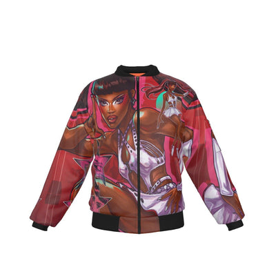 Luxx Noir London - Double Pony Bomber Jacket