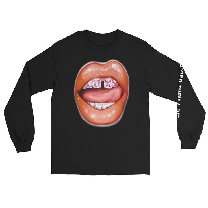 Luxx Noir London - Lips Unisex Long Sleeve Shirt - dragqueenmerch