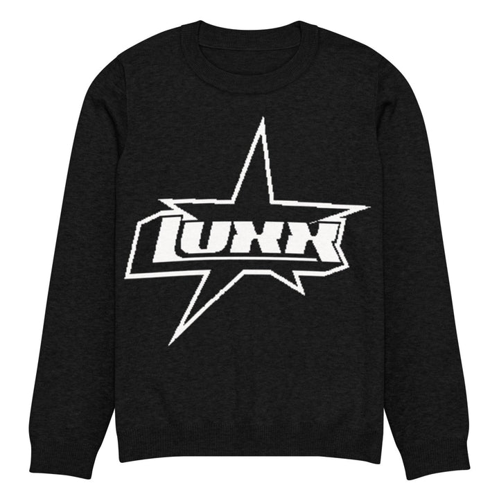 Luxx Noir London - Star Logo Knit Crewneck Sweater - dragqueenmerch