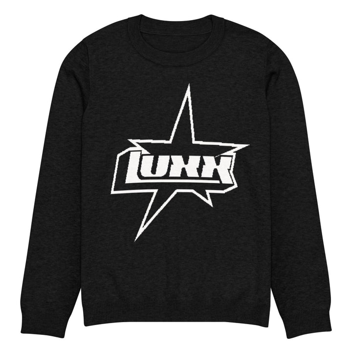 Luxx Noir London - Star Logo Knit Crewneck Sweater - dragqueenmerch