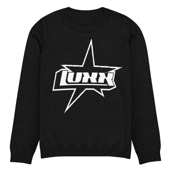Luxx Noir London - Star Logo Knit Crewneck Sweater - dragqueenmerch