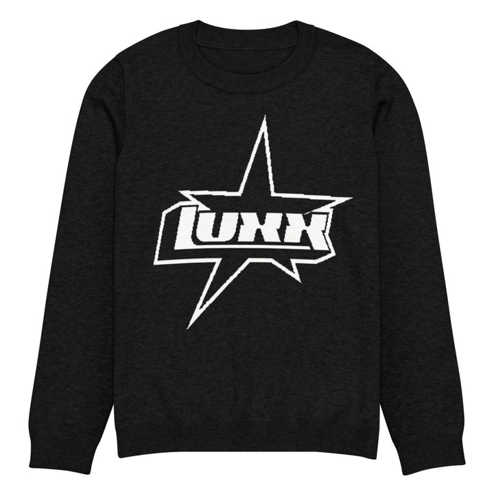 Luxx Noir London - Star Logo Knit Crewneck Sweater - dragqueenmerch