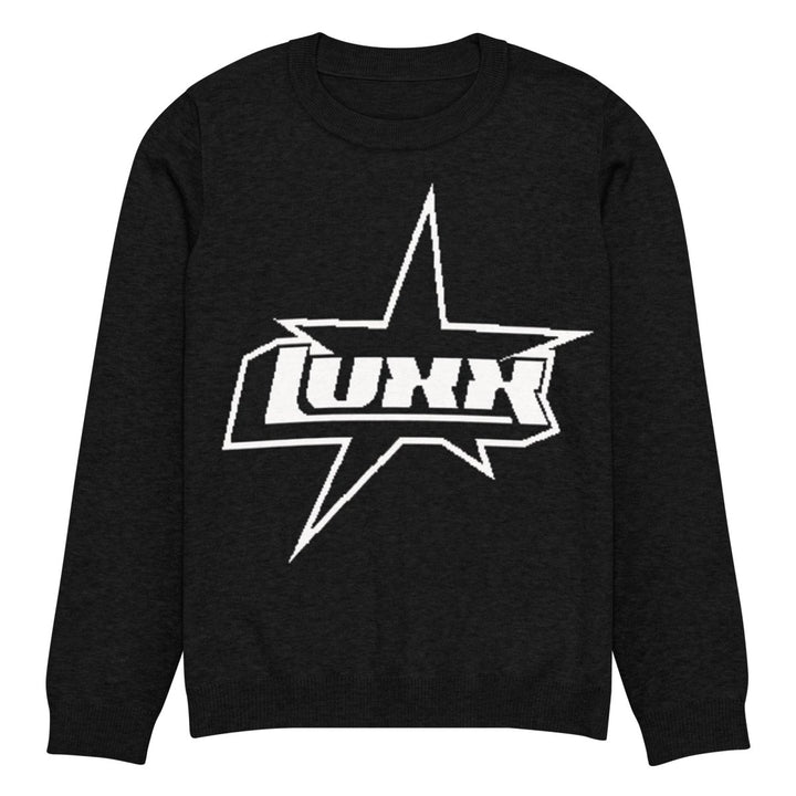 Luxx Noir London - Star Logo Knit Crewneck Sweater - dragqueenmerch