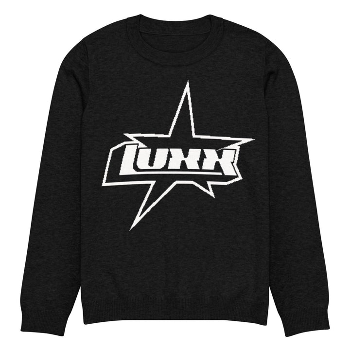 Luxx Noir London - Star Logo Knit Crewneck Sweater - dragqueenmerch