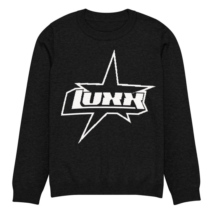 Luxx Noir London - Star Logo Knit Crewneck Sweater - dragqueenmerch