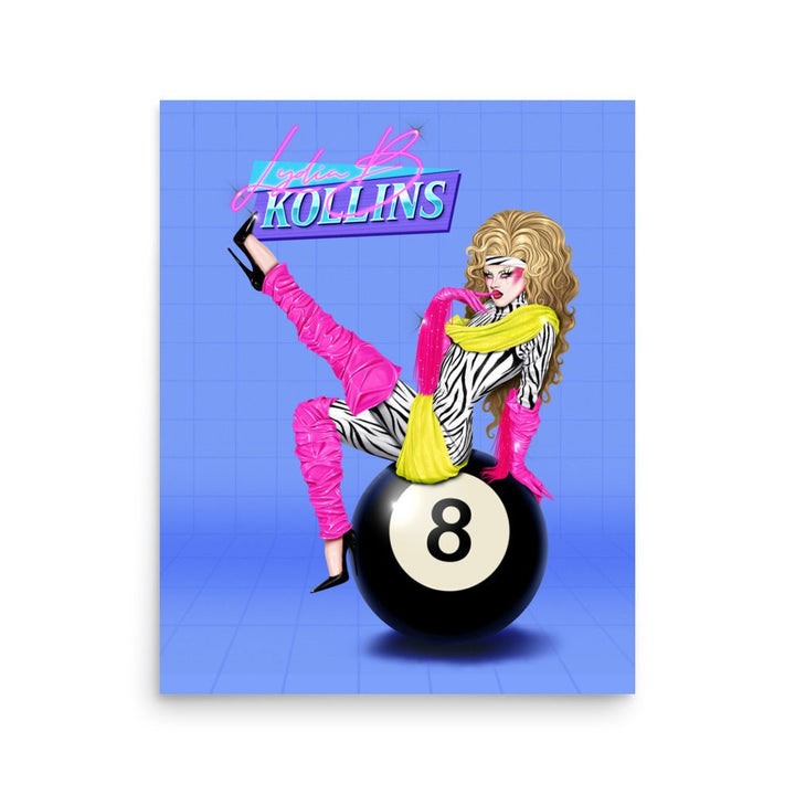 Lydia B Kollins 16" x 20" Poster Print - dragqueenmerch