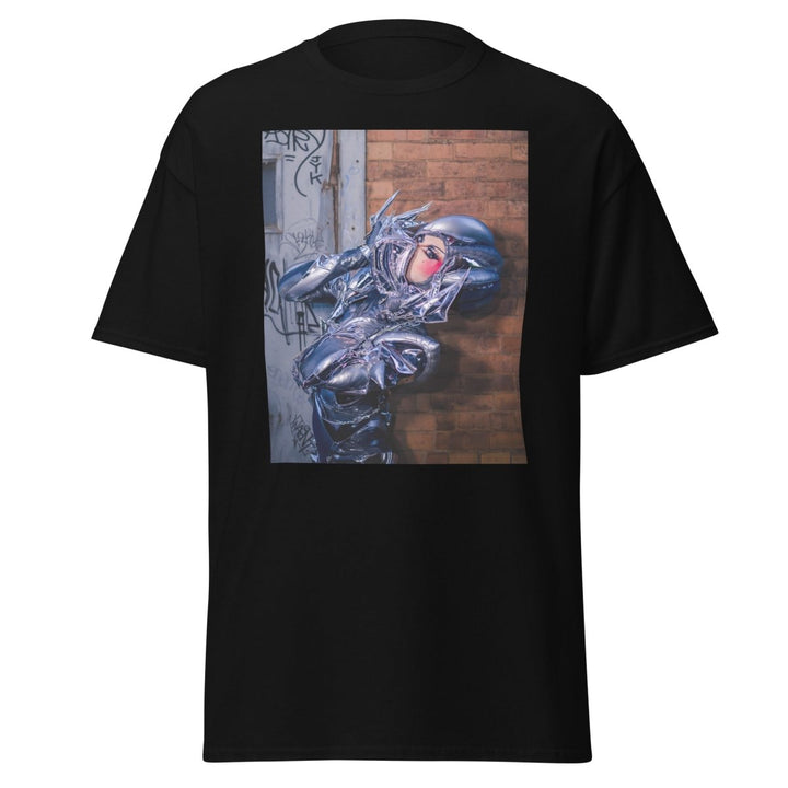 LYDIA B. KOLLINS - CYBER UNISEX T - SHIRT - BLACK - dragqueenmerch