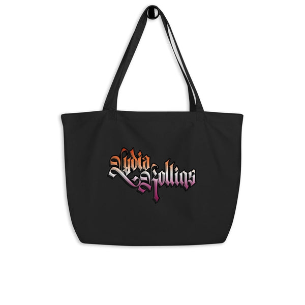 Lydia B Kollins - International Lesbian Day Large Organic Tote Bag - dragqueenmerch
