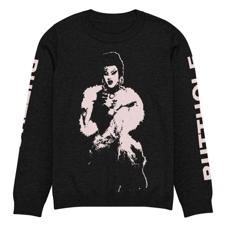 Lydia B Kollins Knitted crew neck sweater - dragqueenmerch