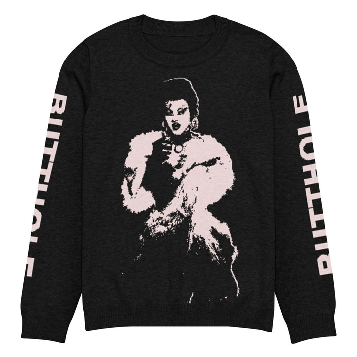 Lydia B Kollins Knitted crew neck sweater - dragqueenmerch